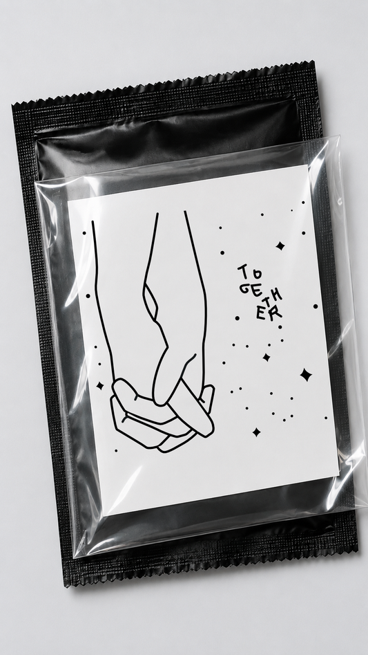 Together 6Cm temporary tattoo together 6cm - UNKOMUN