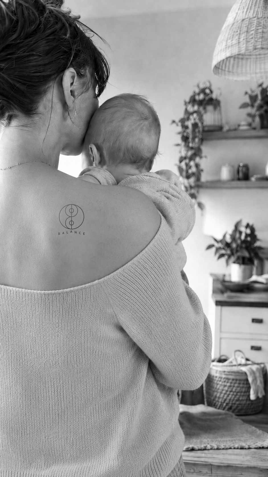 Balance temporary tattoo balance mama - UNKOMUN