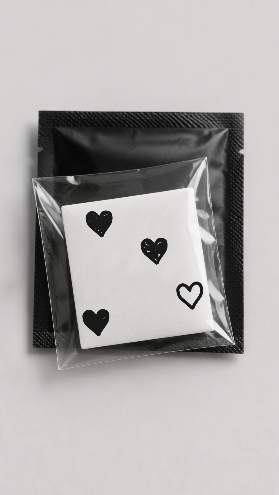 Hearts temporary tattoo hearts - UNKOMUN