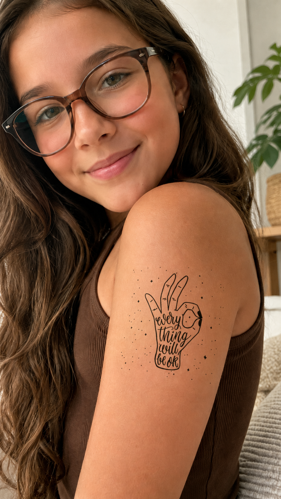 Ok temporary tattoo menina - UNKOMUN