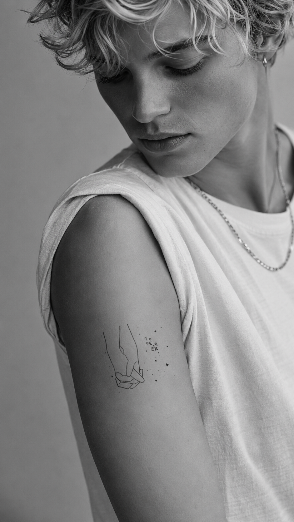 Together 6Cm temporary tattoo rapaz - UNKOMUN
