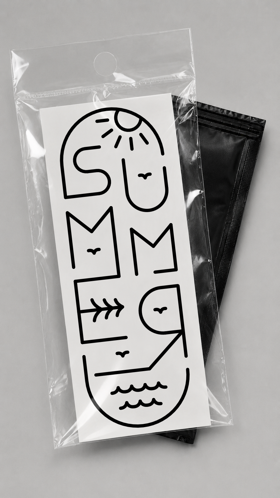 Summer temporary tattoo summer - UNKOMUN
