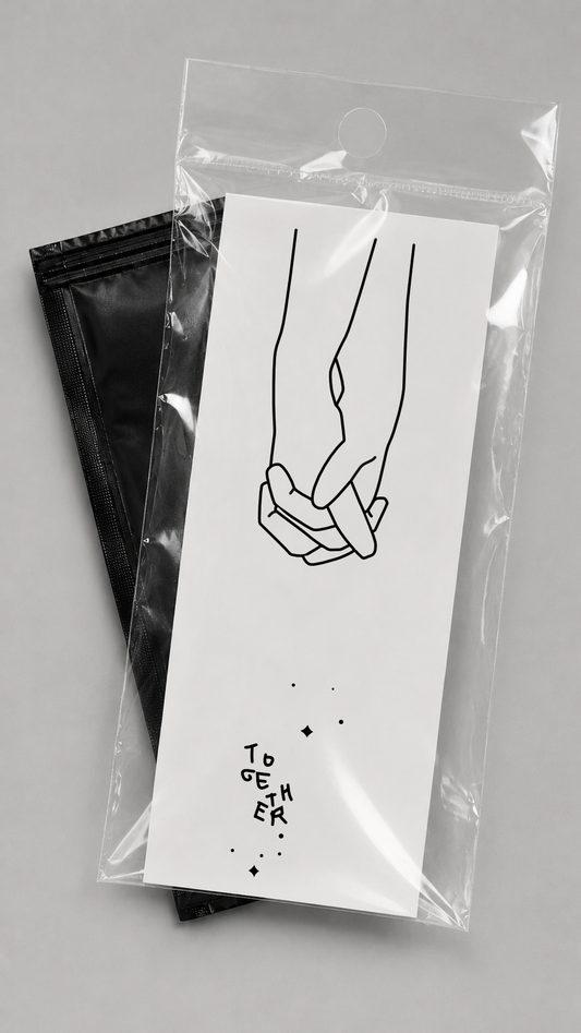 Together 15Cm temporary tattoo together 15cm - UNKOMUN